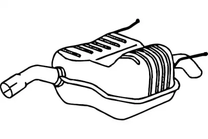 Глушитель выхлопных газов конечный FENNO купить