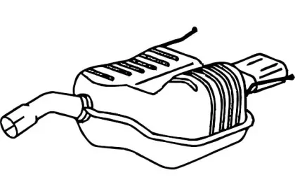 Глушитель выхлопных газов конечный FENNO купить