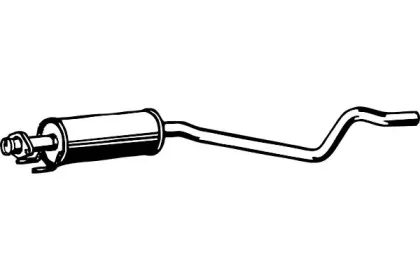 Средний глушитель выхлопных газов FENNO купить