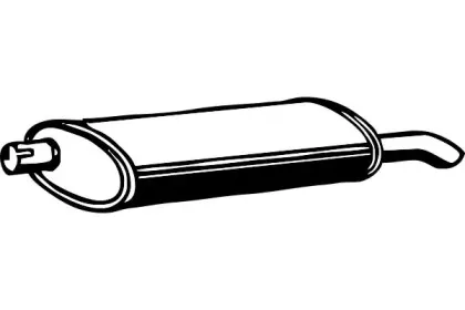 Глушитель выхлопных газов конечный FENNO купить