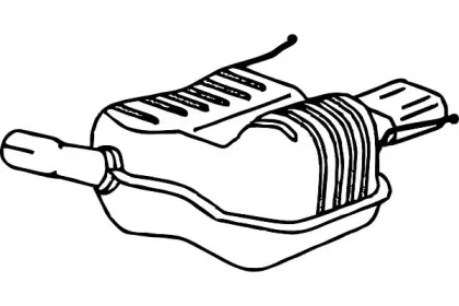 Глушитель выхлопных газов конечный FENNO купить