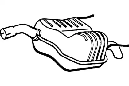 Глушитель выхлопных газов конечный FENNO купить