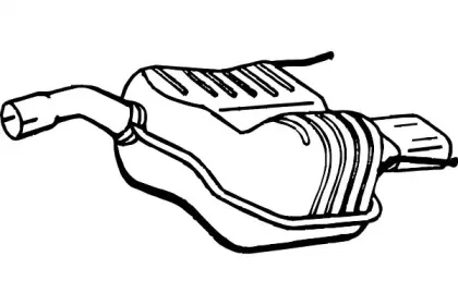 Глушитель выхлопных газов конечный FENNO купить