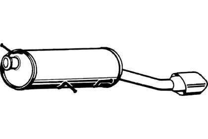 Глушитель выхлопных газов конечный FENNO купить