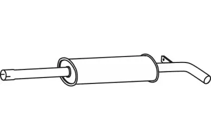 Средний глушитель выхлопных газов FENNO купить