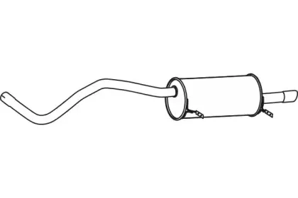 Глушитель выхлопных газов конечный FENNO купить