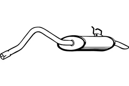 Глушитель выхлопных газов конечный FENNO купить