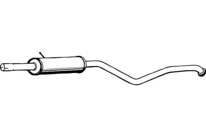 Средний глушитель выхлопных газов FENNO купить