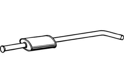 Средний глушитель выхлопных газов FENNO купить