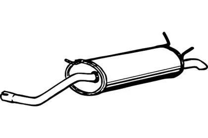 Глушитель выхлопных газов конечный FENNO купить