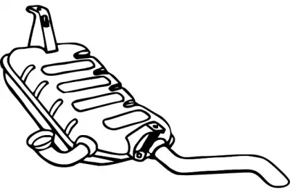 Глушитель выхлопных газов конечный FENNO купить