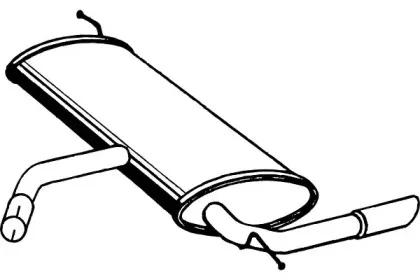 Глушитель выхлопных газов конечный FENNO купить