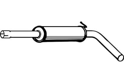Средний глушитель выхлопных газов FENNO купить