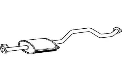 Средний глушитель выхлопных газов FENNO купить