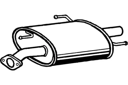 Глушитель выхлопных газов конечный FENNO купить