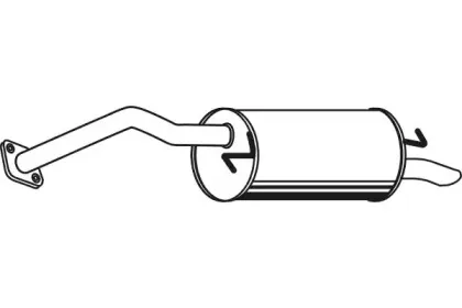 Глушитель выхлопных газов конечный FENNO купить