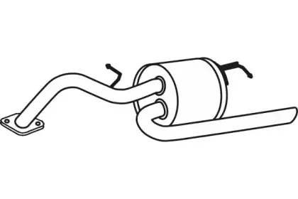 Глушитель выхлопных газов конечный FENNO купить