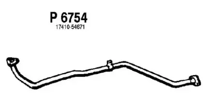Труба выхлопного газа FENNO купить