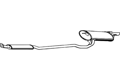 Глушитель выхлопных газов конечный FENNO купить