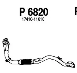 Труба выхлопного газа FENNO купить