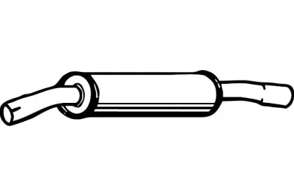 Средний глушитель выхлопных газов FENNO купить