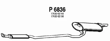 Глушитель выхлопных газов конечный FENNO купить