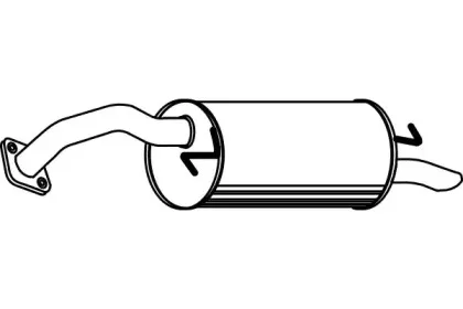 Глушитель выхлопных газов конечный FENNO купить