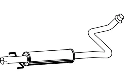 Средний глушитель выхлопных газов FENNO купить