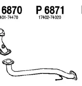 Труба выхлопного газа FENNO купить