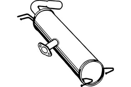 Глушитель выхлопных газов конечный FENNO купить