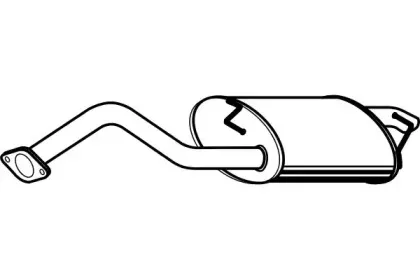 Глушитель выхлопных газов конечный FENNO купить