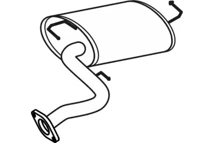 Глушитель выхлопных газов конечный FENNO купить