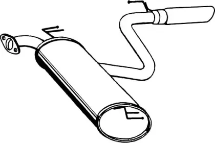 Глушитель выхлопных газов конечный FENNO купить