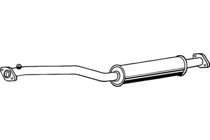 Средний глушитель выхлопных газов FENNO купить