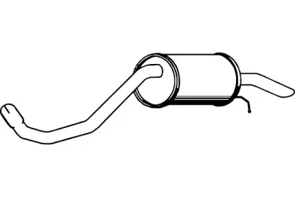Глушитель выхлопных газов конечный FENNO купить
