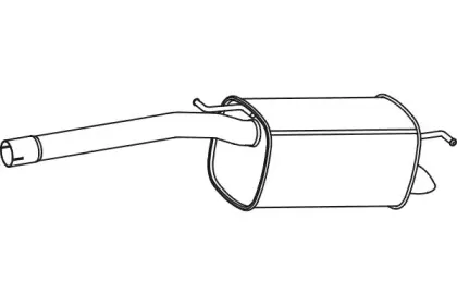 Глушитель выхлопных газов конечный FENNO купить