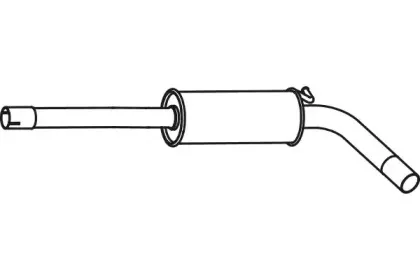Средний глушитель выхлопных газов FENNO купить