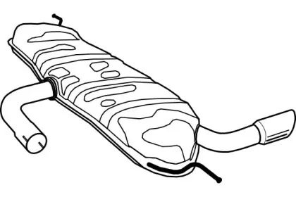 Глушитель выхлопных газов конечный FENNO купить