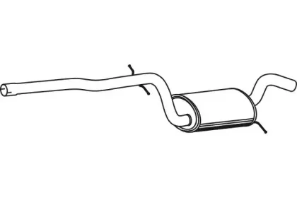 Средний глушитель выхлопных газов FENNO купить