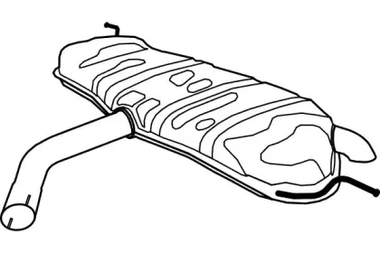 Глушитель выхлопных газов конечный FENNO купить