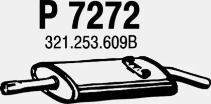 Глушитель выхлопных газов конечный FENNO купить