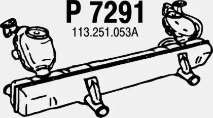 Глушитель выхлопных газов конечный FENNO купить