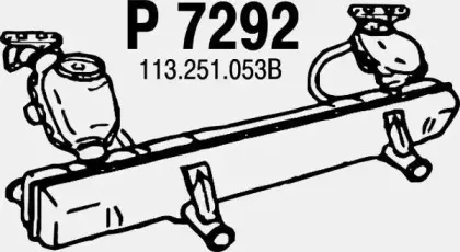 Глушитель выхлопных газов конечный FENNO купить