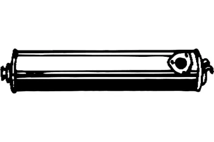 Средний глушитель выхлопных газов FENNO купить