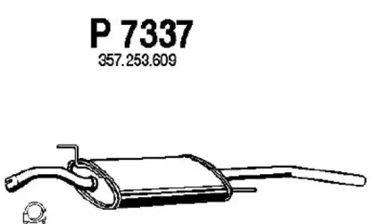 Глушитель выхлопных газов конечный FENNO купить