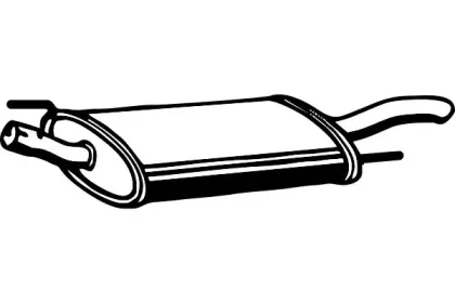 Глушитель выхлопных газов конечный FENNO купить