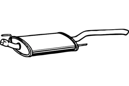 Глушитель выхлопных газов конечный FENNO купить