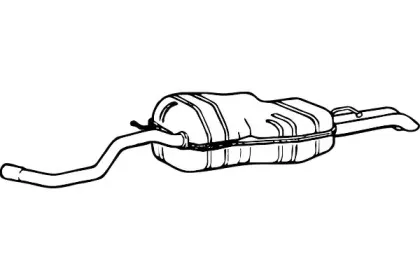 Глушитель выхлопных газов конечный FENNO купить