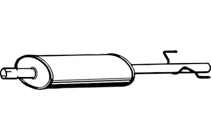 Средний глушитель выхлопных газов FENNO купить