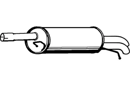 Глушитель выхлопных газов конечный FENNO купить